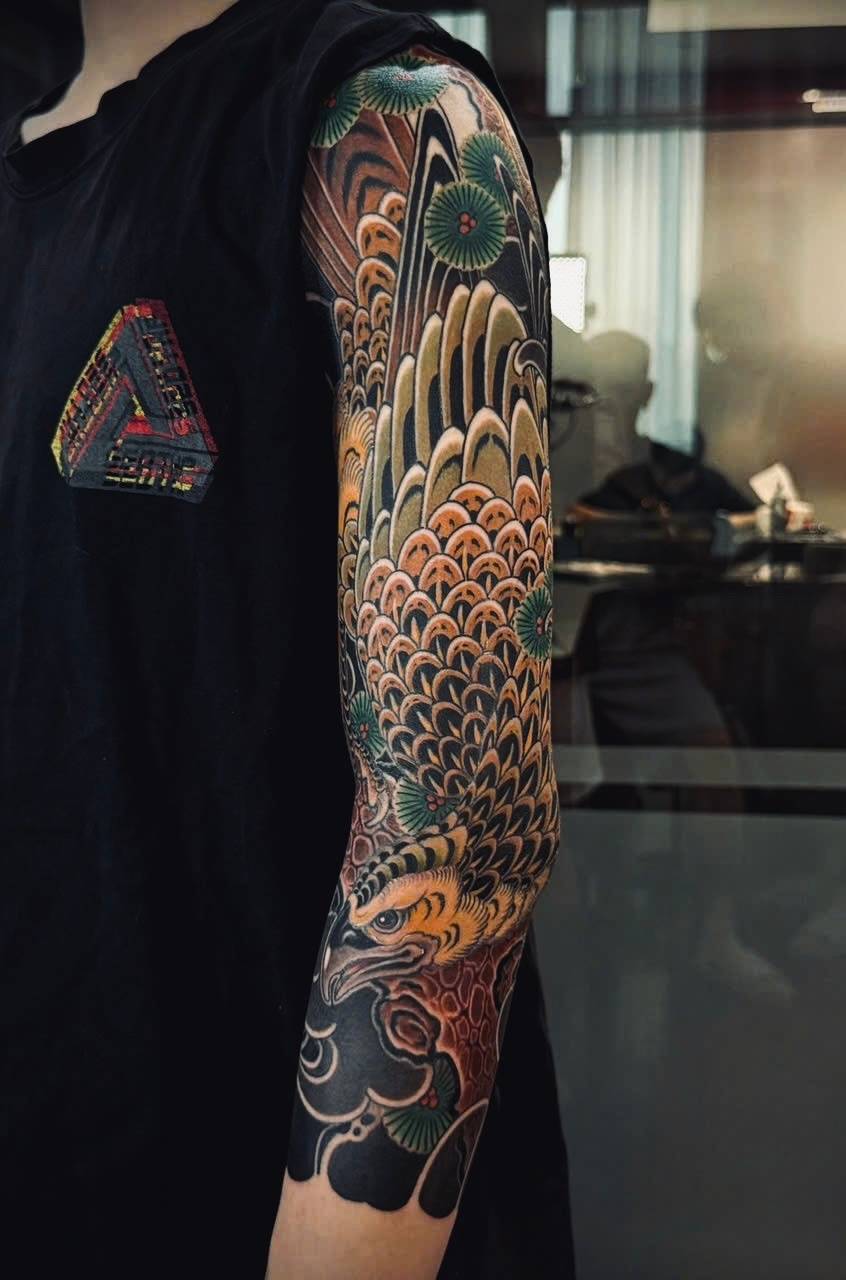 ASIAN BIG PIECES - Large Asian-style tattoo at Sutran Tattoo Studio — design 125
