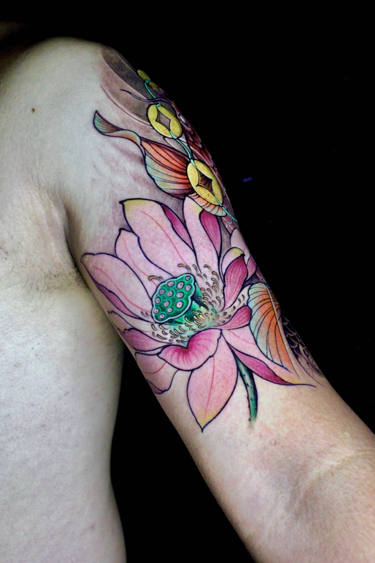 COLOR WORK - Colour tattoo at Sutran Tattoo Studio — design 92
