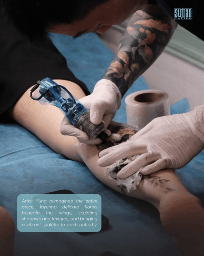 Lettering tattoo at Sutran Tattoo Studio — design 138