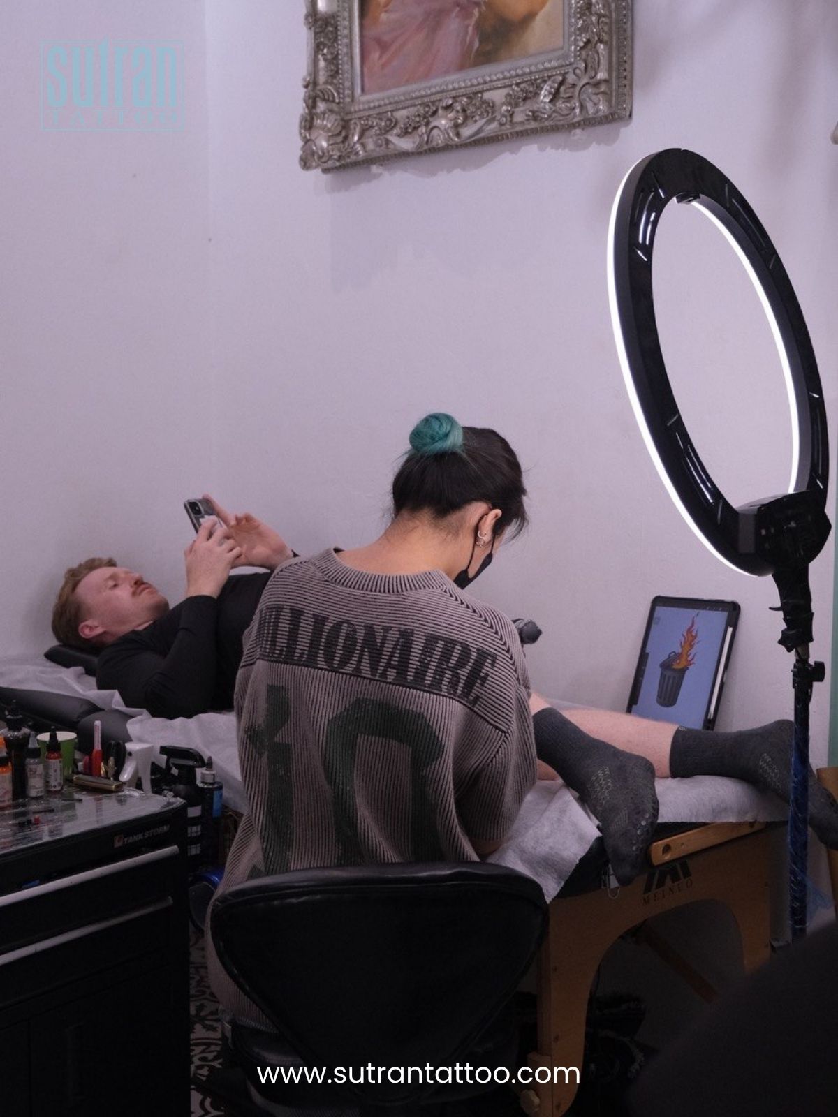 Clean and hygienic studio