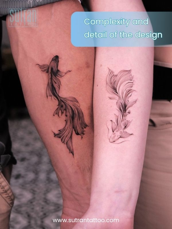 The complexity and detail of the design play a major role in determining the tattoo Hanoi price.