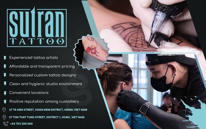 Why is Sutran One of the best tattoo shops in Hanoi?