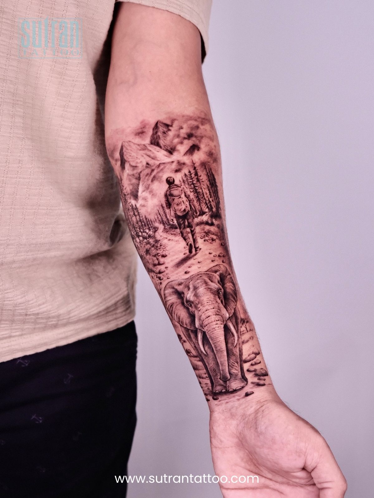 full hand tattoo