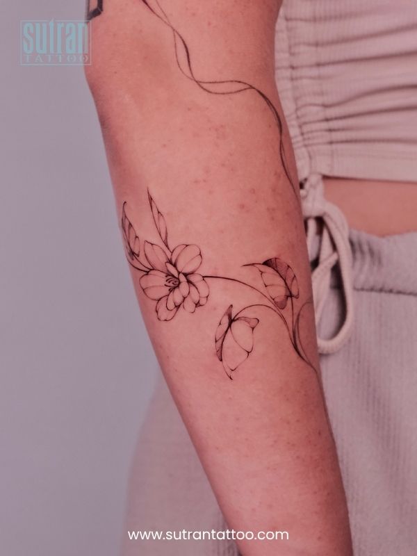 Side hand tattoos