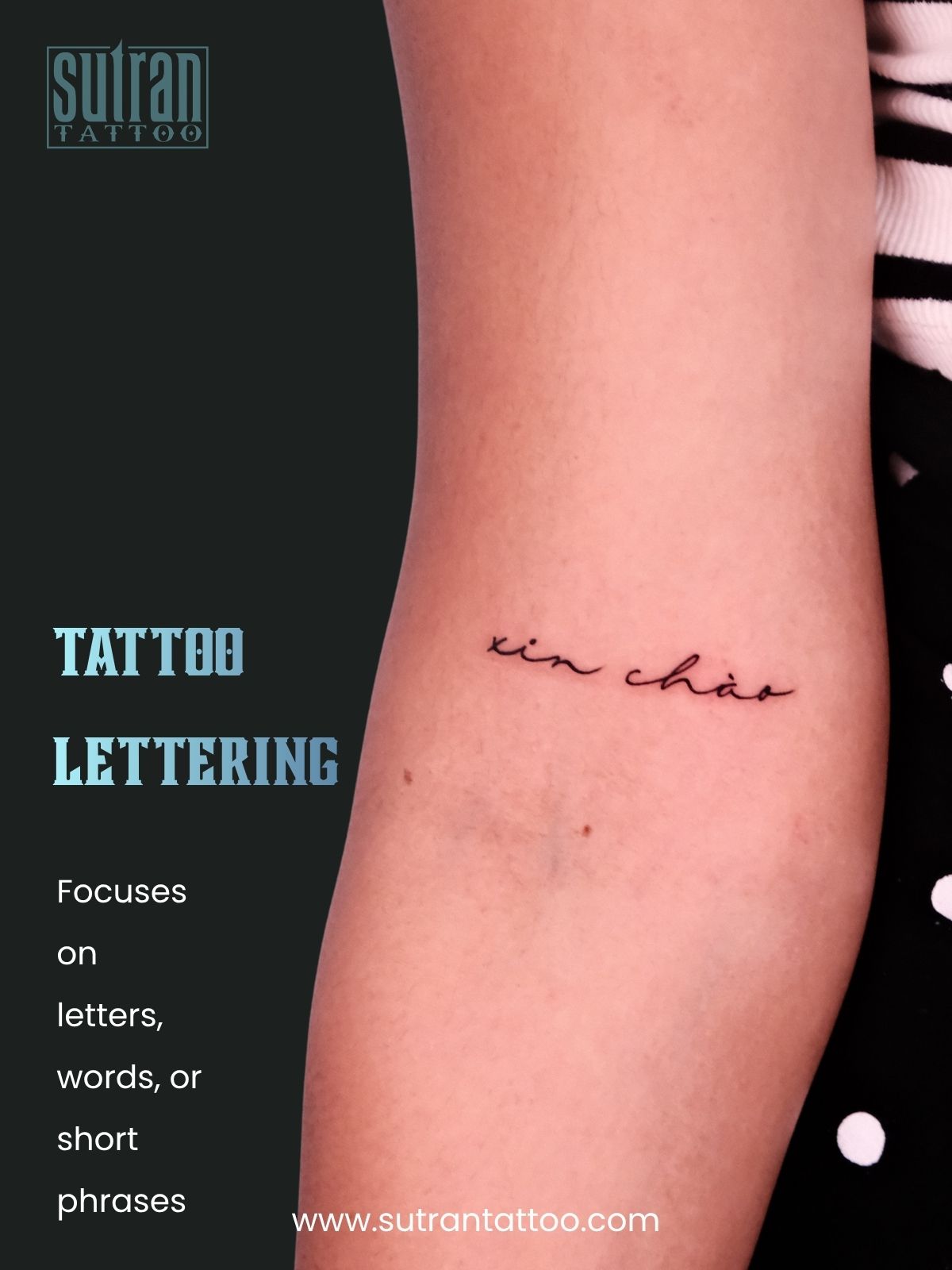 Simple letter designs carry deep meaning through clean, timeless visual styles What is Tattoo Lettering?