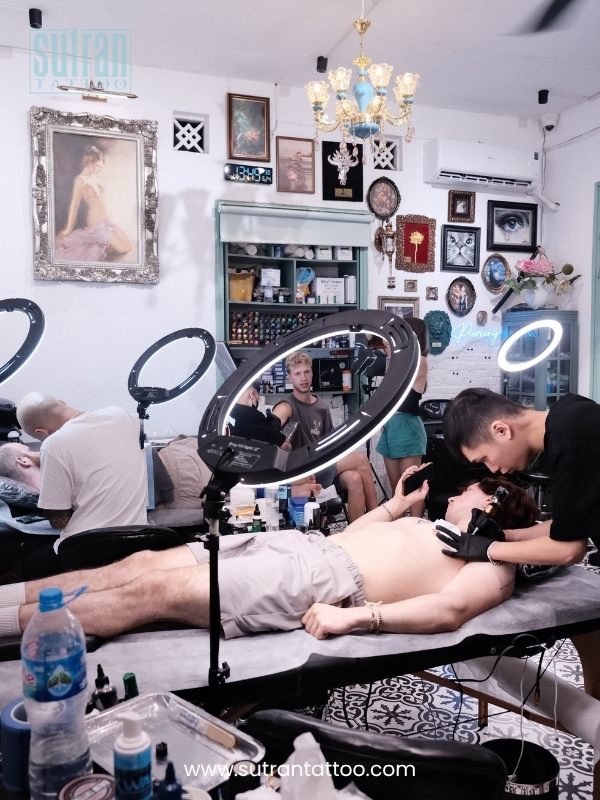 Professional piercing with precision and care