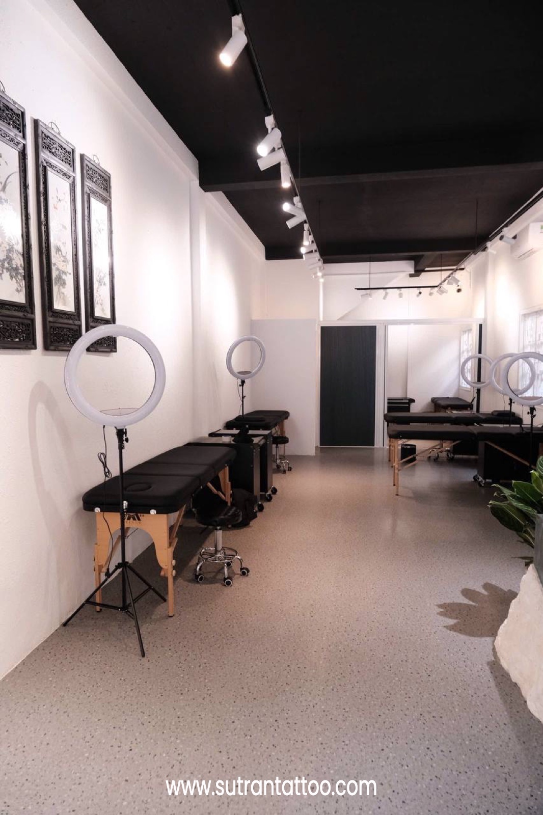 Interior of a reputable tattoo studio in District 1 Ho Chi Minh City