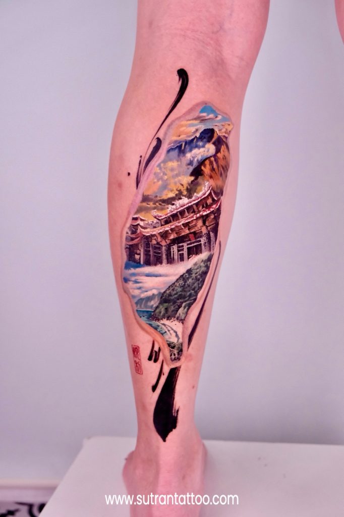 Colour custom tattoo built around a personal story at Sutran Ho Chi Minh City