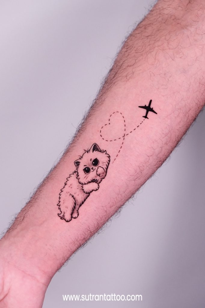Small personal forearm tattoo, a meaningful choice for a first tattoo